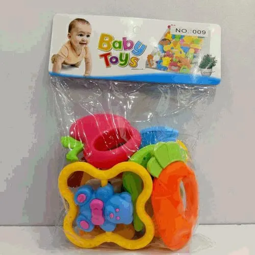 Baby Rattle And Teether Toy Set