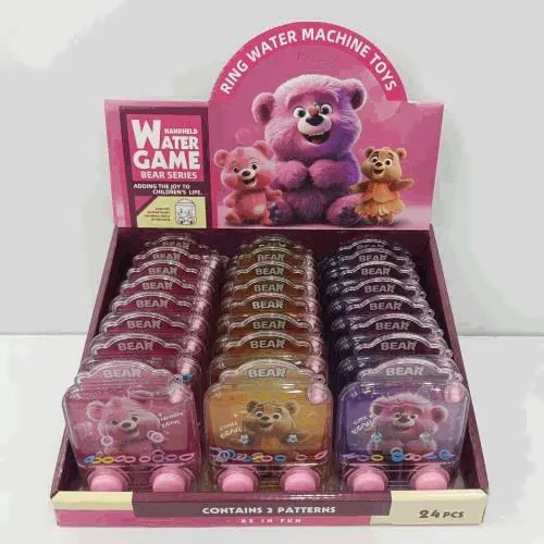 Teddy Bear Water Ring Game Handheld Toy