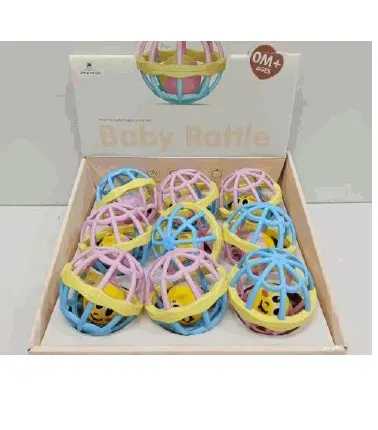 Soft Ball Baby Rattle Teether Toy
