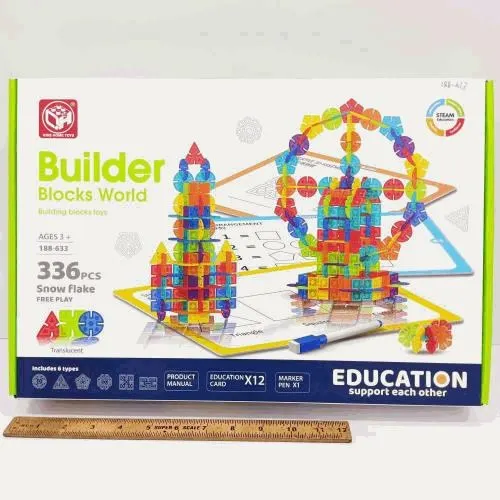 Builder Blocks World Snowflake Education Set