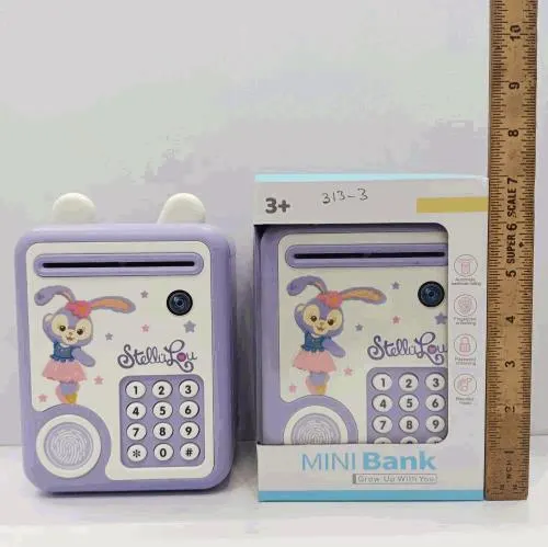 Cute Bunny Kids Money Bank — Password ATM Piggy Bank