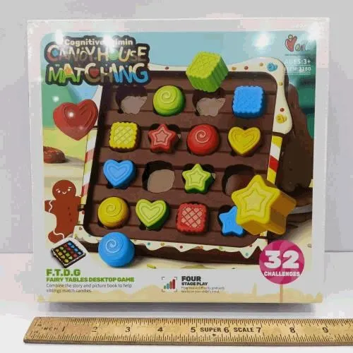 Candy House Shape Matching Learning Game