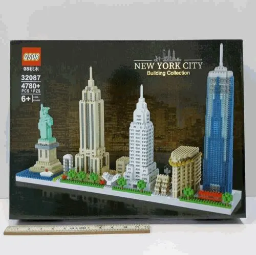 New York City Skyline Micro Building Blocks 4780 Pieces