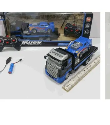 Remote Control Truck with Race Car Carrier
