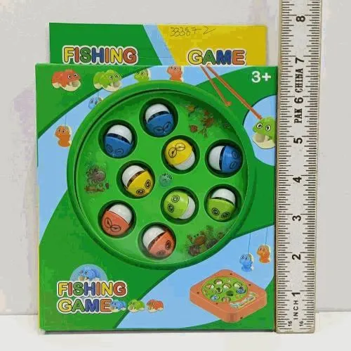 Rotating Fishing Game Board With Rods