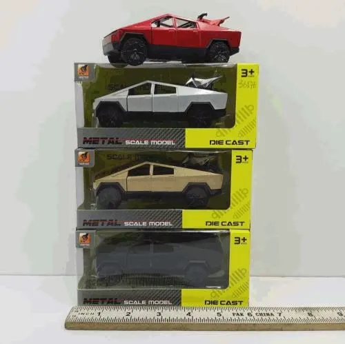 Die-Cast Cybertruck Metal Pull Back Car