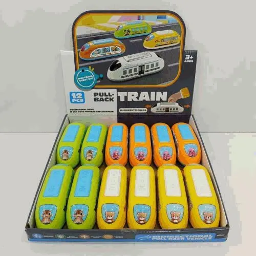 Pull-Back Bullet Train Toy Display Set