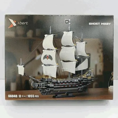 Ghost Mary Pirate Ship Building Blocks Set — 1055 Pcs