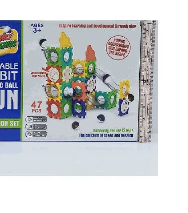 Variable Orbit Plastic Ball Run Building Set