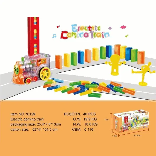 Electric Domino Train Automatic Block Layer