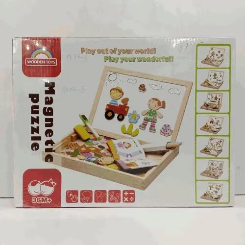 Double-Sided Magnetic Puzzle Easel Set