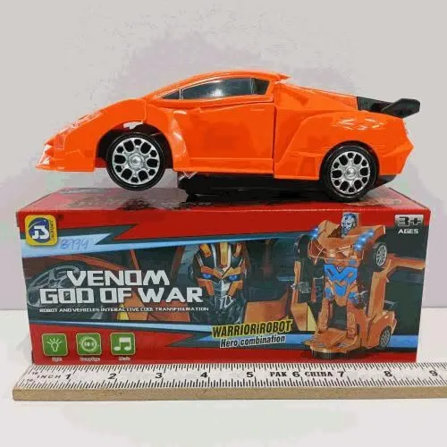 Transforming Robot Sports Car Toy