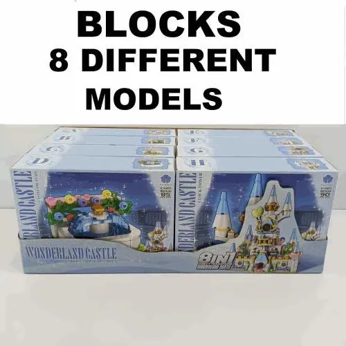 Wonderland Castle Blocks 8 Different Models