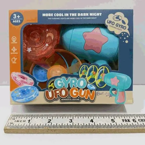 UFO Gyro Spinning Top Launcher Gun