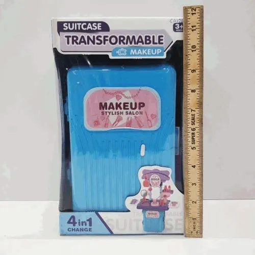 Transformable Suitcase Makeup Salon Playset