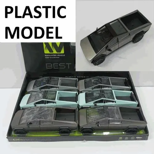 Plastic Model Cybertruck Pull Back Car