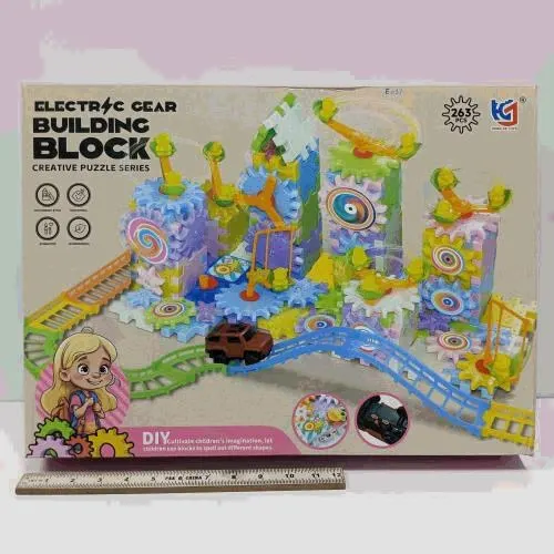 Electric Gear Building Block Creative Puzzle Set