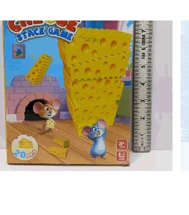 Cheese Stack Balance Tower Game