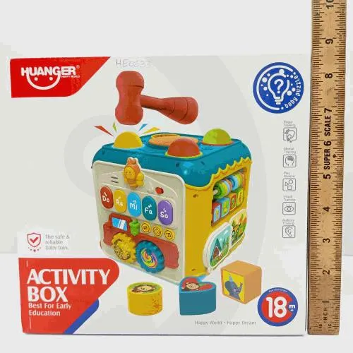 Huanger Multi-Function Activity Box — Educational Learning Cube
