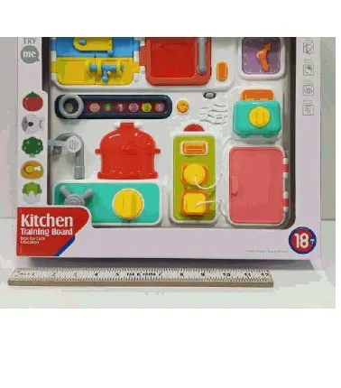 Kitchen Training Board Pretend Cooking Playset