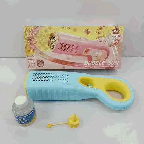 Electric Bubble Gun Blaster With Solution
