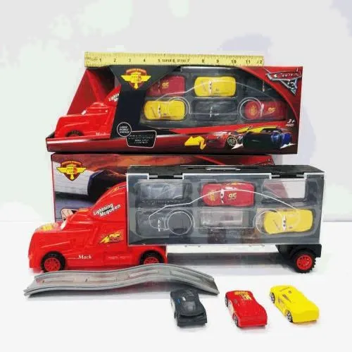 Container Truck Carrier With Mini Cars