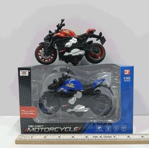 1:10 Die-Cast Sports Motorcycle Model