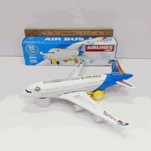 Airbus Airlines Passenger Plane Toy with Lights