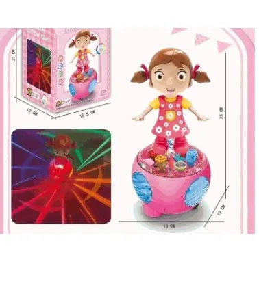 Gear Little Girl Dancing Doll With Lights