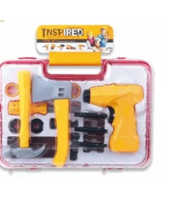 Kids Tool Case With Toy Power Drill