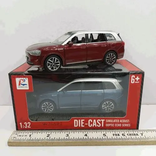 1:32 Maroon SUV Die-Cast Model Car