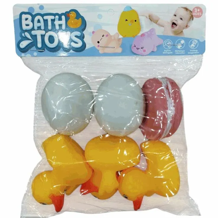 Baby Bath Toys Floating Ducks Set