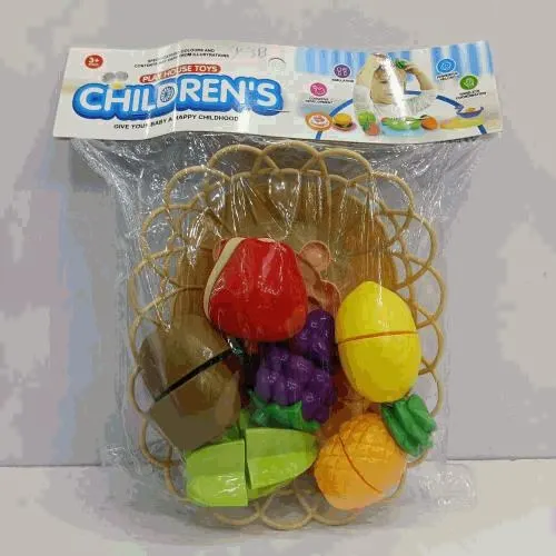 Cutting Fruit Basket Pretend Play Set
