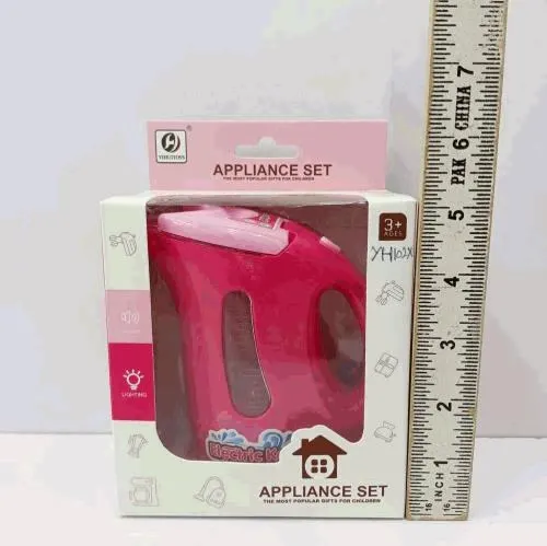 Pink Pretend Play Toy Kettle Appliance Set