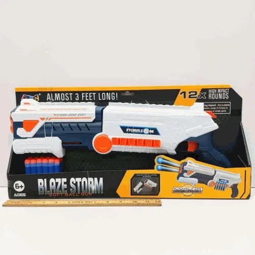 Blaze Storm Almost 3 Feet Long Dart Blaster