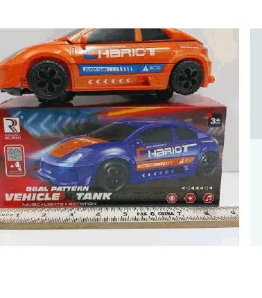 Dual Pattern Transforming Tank Car Toy