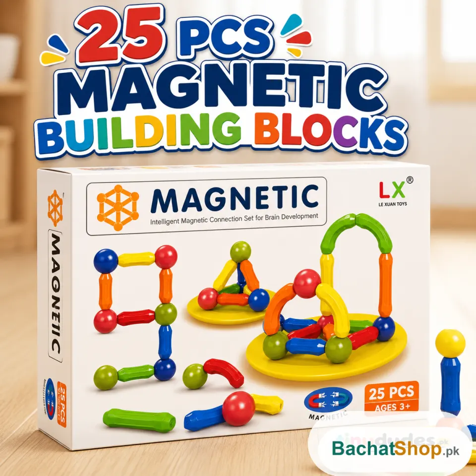 Magnetic Building Blocks — STEM Educational Construction Set for Kids